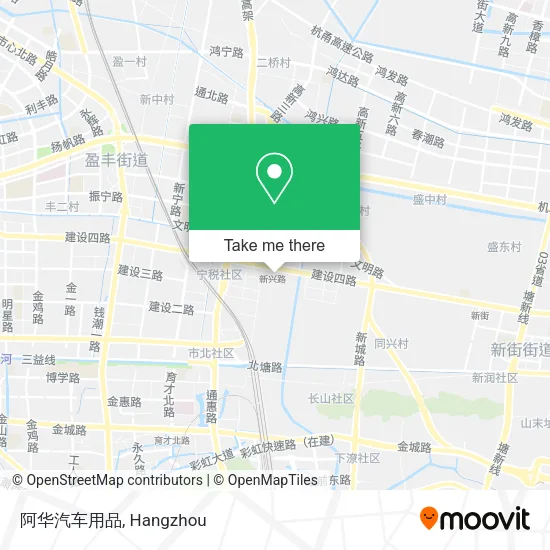 阿华汽车用品 map