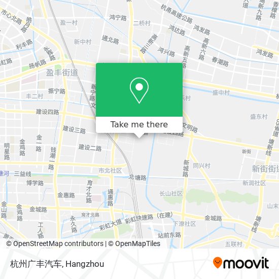 杭州广丰汽车 map