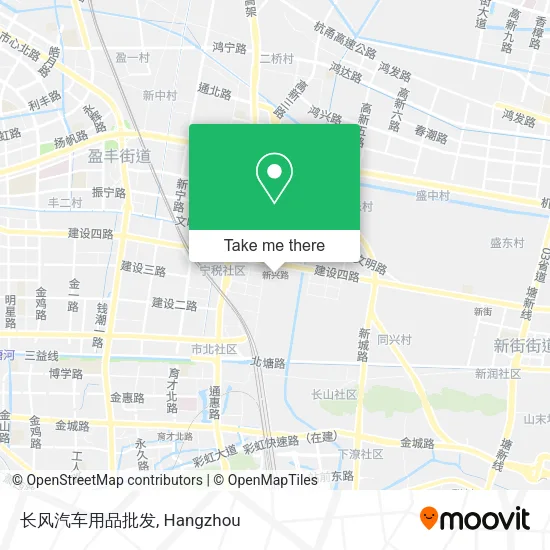 长风汽车用品批发 map