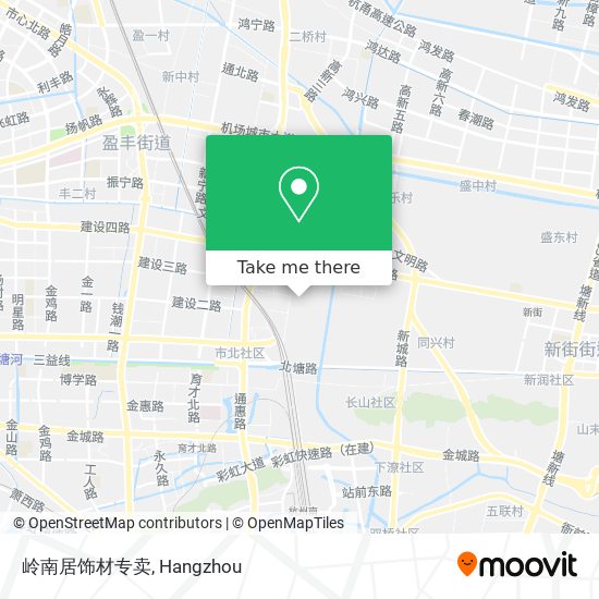 岭南居饰材专卖 map