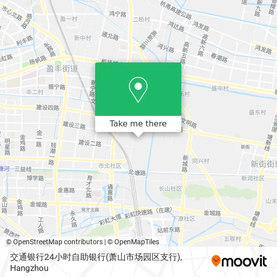 交通银行24小时自助银行(萧山市场园区支行) map
