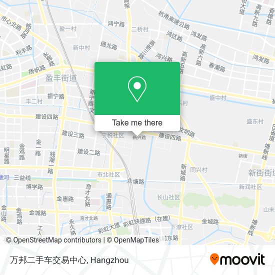 万邦二手车交易中心 map