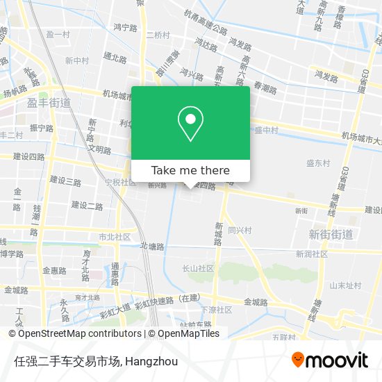 任强二手车交易市场 map