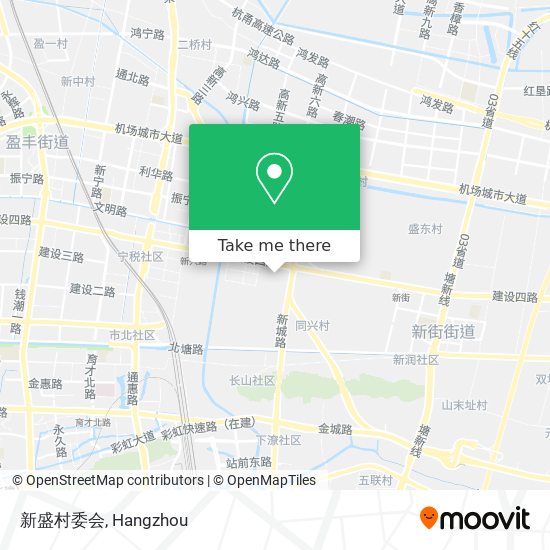 新盛村委会 map
