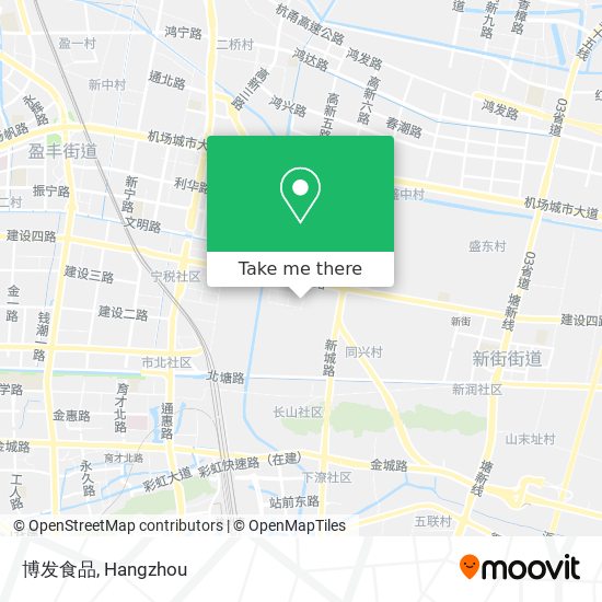 博发食品 map