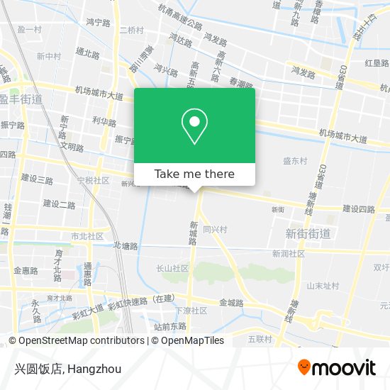 兴圆饭店 map