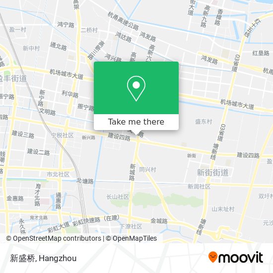 新盛桥 map