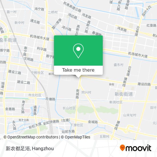 新农都足浴 map