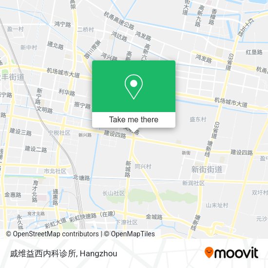 戚维益西内科诊所 map