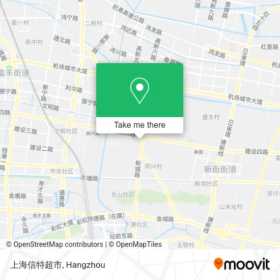 上海信特超市 map