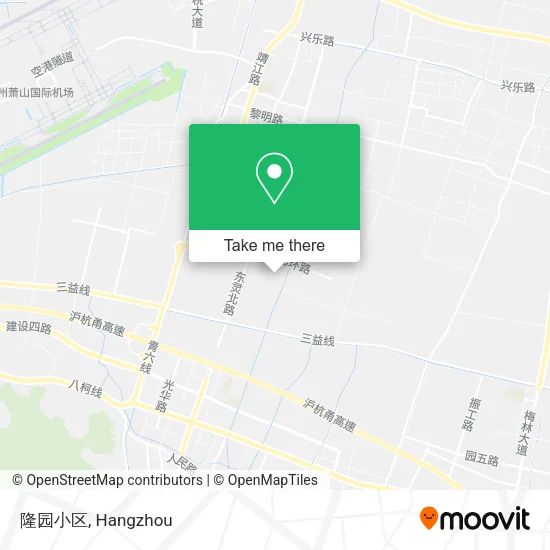 隆园小区 map