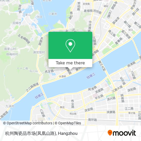 杭州陶瓷品市场(凤凰山路) map