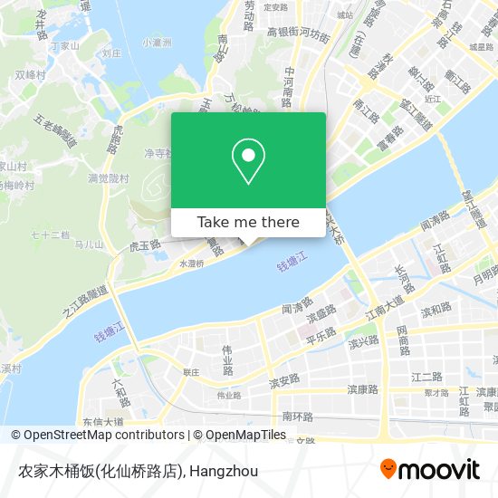 农家木桶饭(化仙桥路店) map