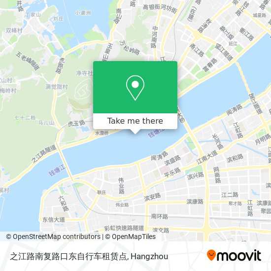 之江路南复路口东自行车租赁点 map