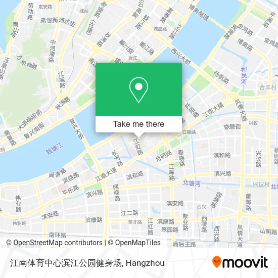 江南体育中心滨江公园健身场 map