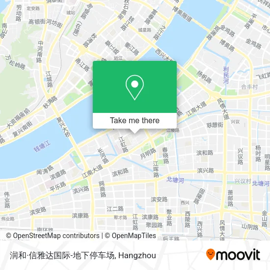 润和·信雅达国际-地下停车场 map