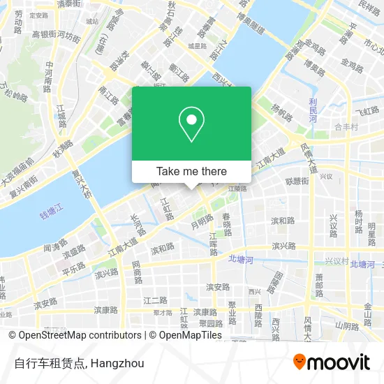 自行车租赁点 map