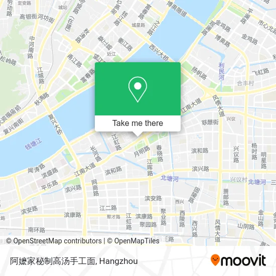 阿嬷家秘制高汤手工面 map