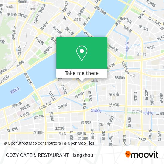 COZY CAFE & RESTAURANT map