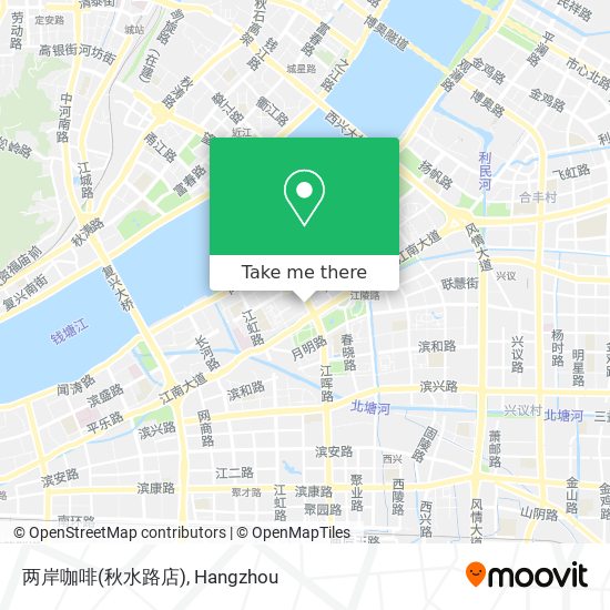 两岸咖啡(秋水路店) map
