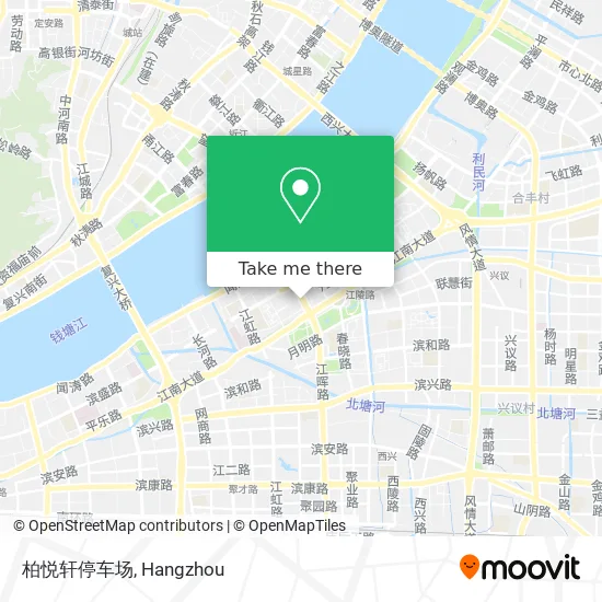 柏悦轩停车场 map