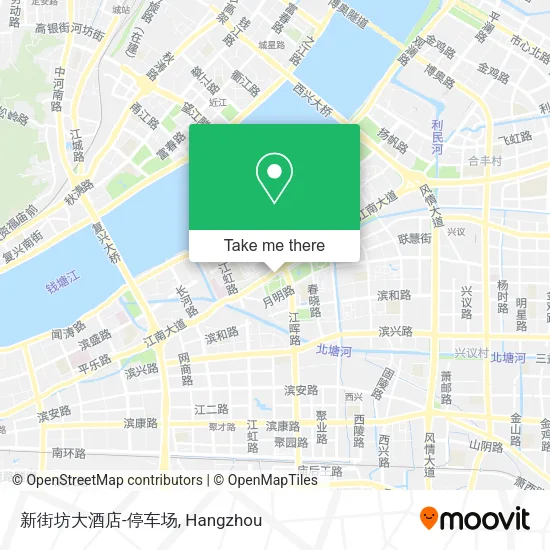 新街坊大酒店-停车场 map