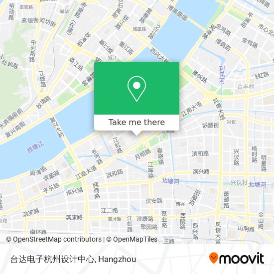台达电子杭州设计中心 map