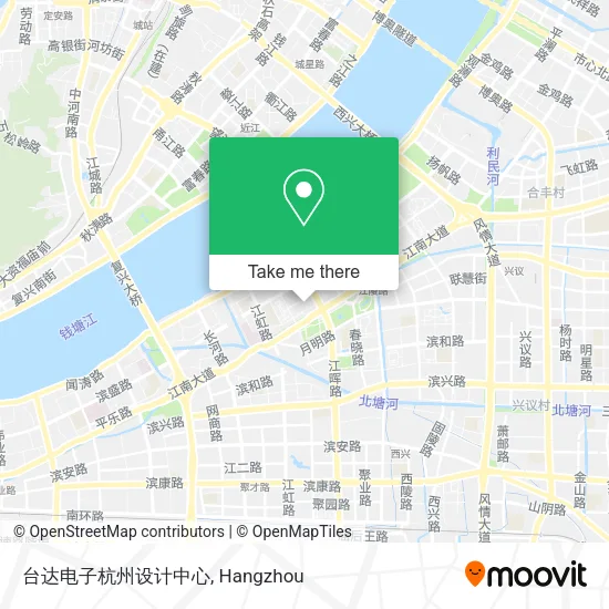 台达电子杭州设计中心 map