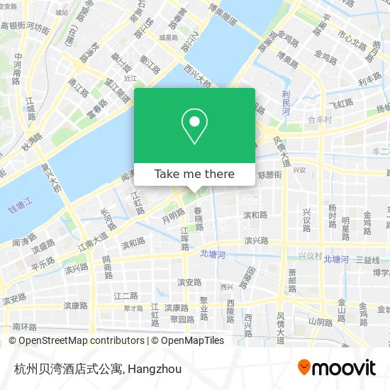 杭州贝湾酒店式公寓 map