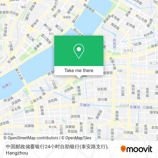 中国邮政储蓄银行24小时自助银行(泰安路支行) map