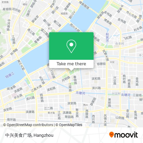 中兴美食广场 map