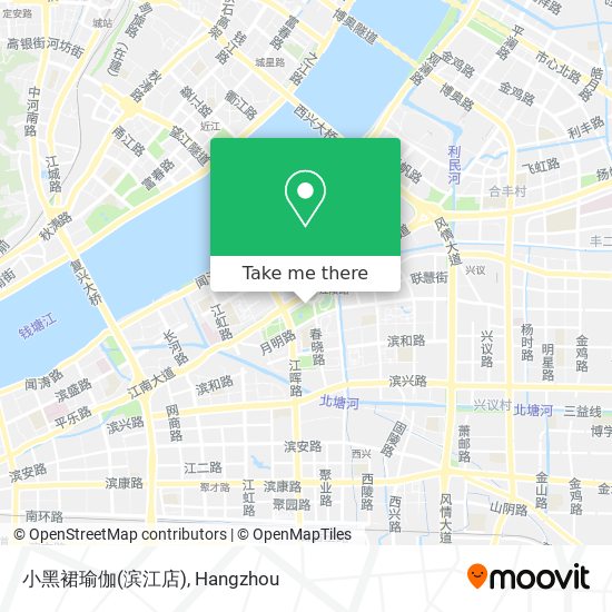 小黑裙瑜伽(滨江店) map