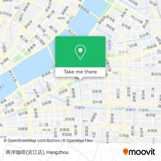 两岸咖啡(滨江店) map