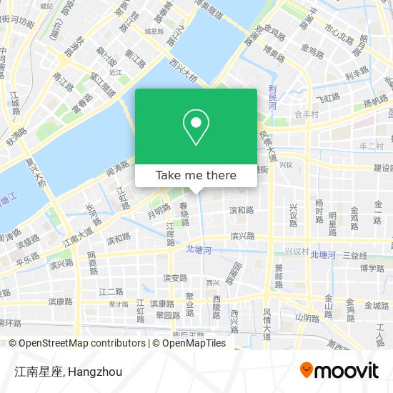 江南星座 map
