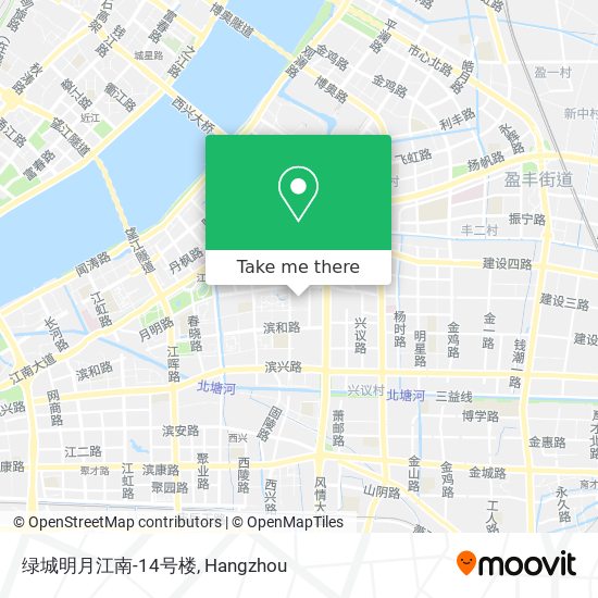 绿城明月江南-14号楼 map