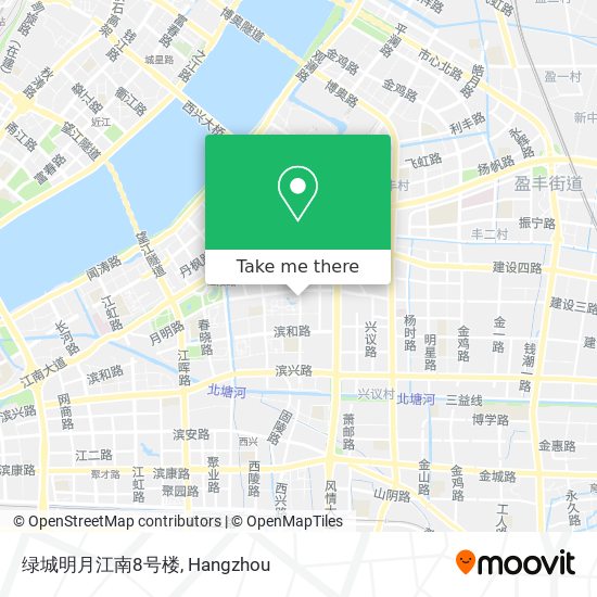 绿城明月江南8号楼 map