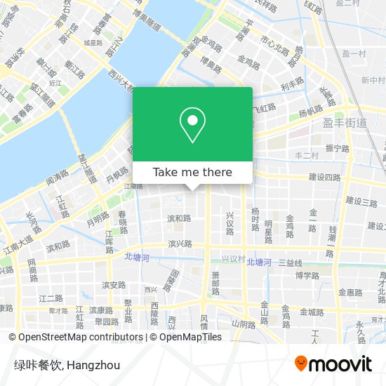 绿咔餐饮 map
