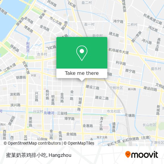 蜜菓奶茶鸡排小吃 map