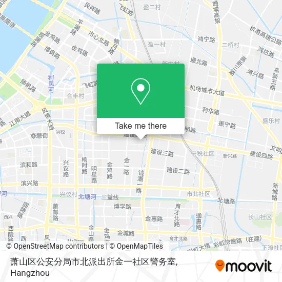 萧山区公安分局市北派出所金一社区警务室 map