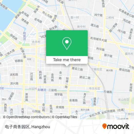 电子商务园区 map