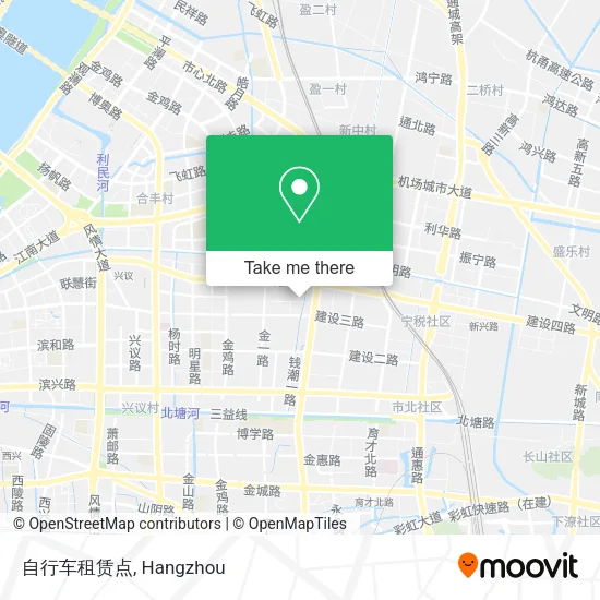 自行车租赁点 map