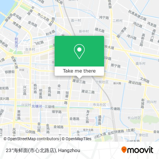 23°海鲜面(市心北路店) map