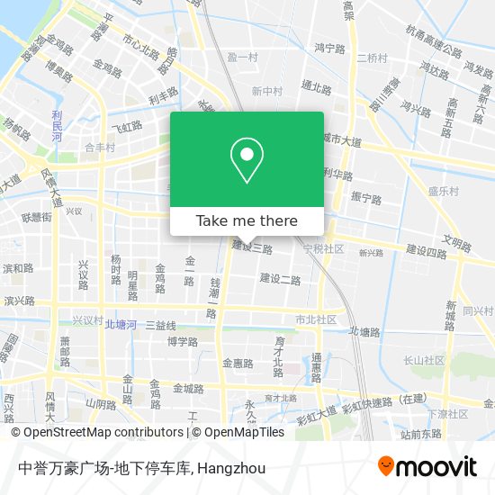 中誉万豪广场-地下停车库 map