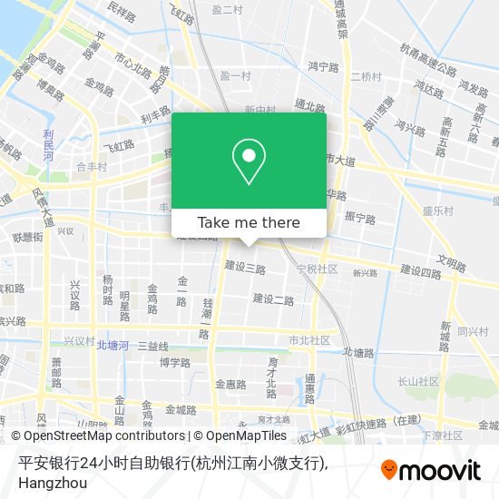 平安银行24小时自助银行(杭州江南小微支行) map