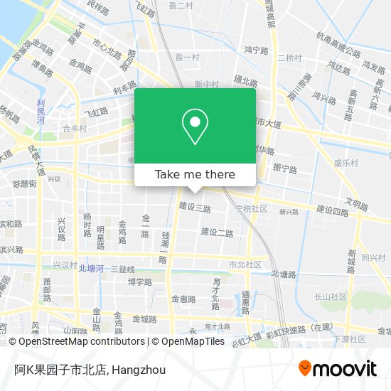 阿K果园子市北店 map