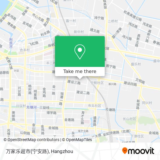 万家乐超市(宁安路) map