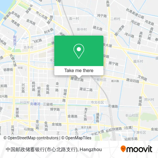 中国邮政储蓄银行(市心北路支行) map