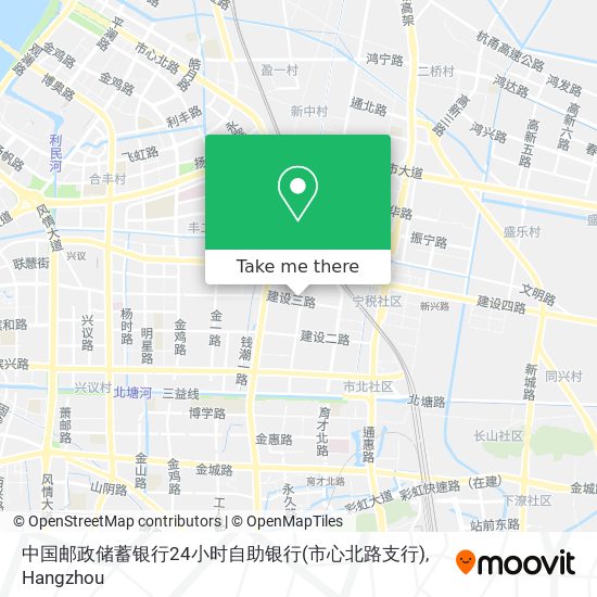 中国邮政储蓄银行24小时自助银行(市心北路支行) map