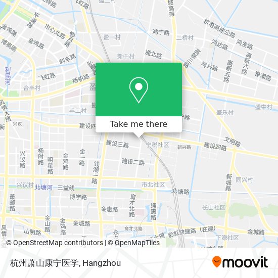 杭州萧山康宁医学 map