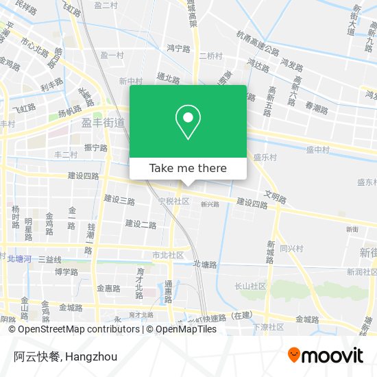 阿云快餐 map
